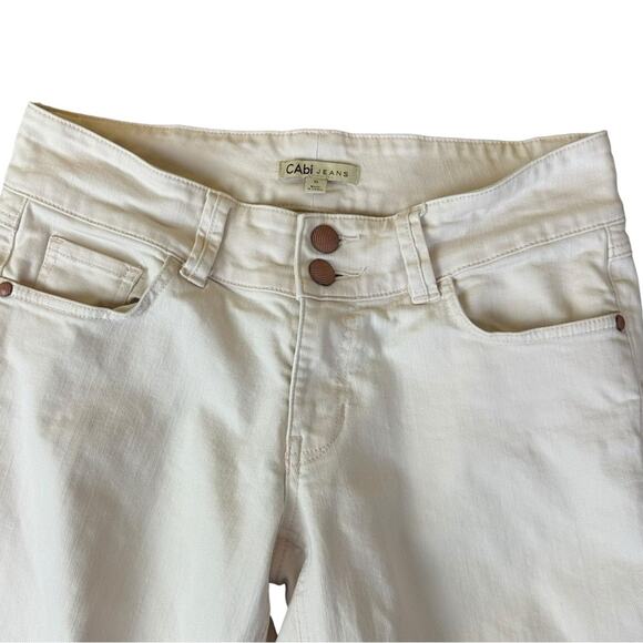 CAbi Lou Lou Blush Pink Straight Jeans #874 Size 6 - Picture 3 of 7